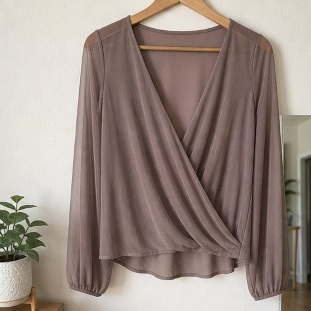 Taupe Tunic Blouse